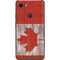 Canadian Flag Dark Wood Google Pixel 3 XL Skin